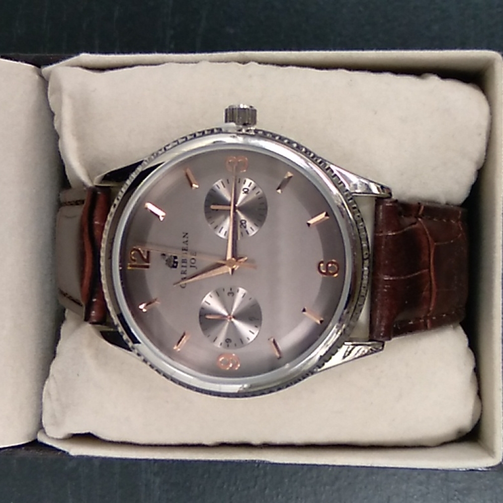 NWT CARIBBEAN JOE MENS WATCH